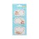 Block with a sticky edge of 55 x 55 mm, figured, Devente Shiba, Panda, Bear, 3 colors x 20 sheets, mix