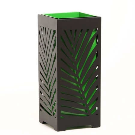 Garden-park urn "Tropics" 44 l, 30 x 30 x 70 cm, case 2 mm, tank 0.5 mm