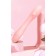 Vibrator, point stimulator G, flexible, silicone, pink