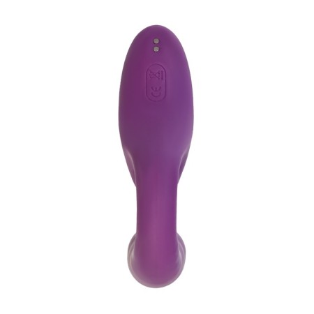 Double stimulation of L’Eroina Megam, silicone, purple color, 27.5 cm-4