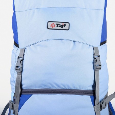 Tourist backpack, TAIF, 100 l, screed department, 2 outer pockets, 2 side pockets, blue color-3