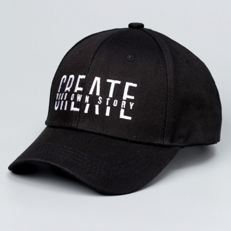 Baby cap for a boy Create, black color, rr 52-54, 5-7 years old-1