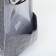 An animal carrier bag with a sliding window, 24 x 25 x 41 cm, gray