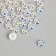 Decor for creativity Plastic "Bigating Halves" set of 30 pcs 0.8x0.8 cm