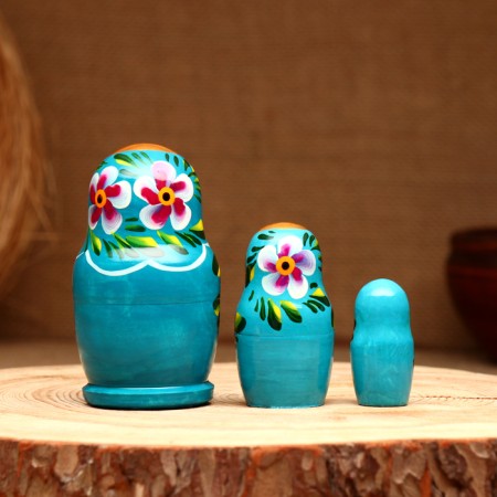 Nesting doll 3x-doll, "Taisiya beauty", 10-11 cm-1