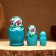 Nesting doll 3x-doll, "Taisiya beauty", 10-11 cm