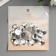 Decor for creativity plastic "Rhinestones Round. Transparent" set 25 pcs 1.6x1.6 cm