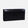 Women's wallet on magnets, black color