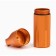 A waterproof keychain-container for small things, orange, 11 cm