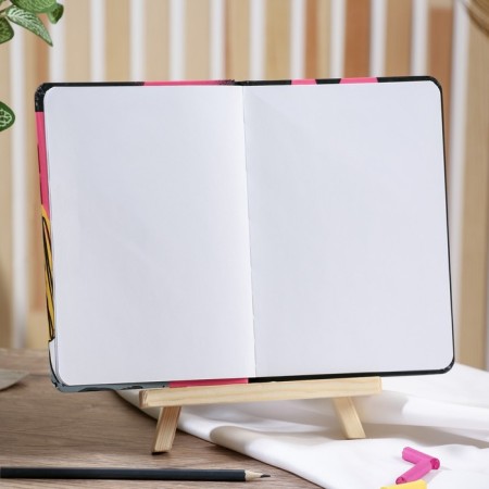 Sketchbook in a solid cover A5, 80 liters, 100 g/m2 "I live for art"-1