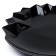 Ceramic “Obsidian” plate, black, 27 cm, black color