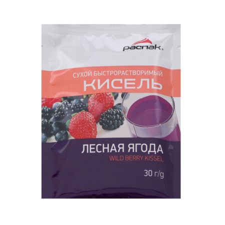 Kisel dry, rapidly -soluble "fast -soluble" forest berry, 30 g