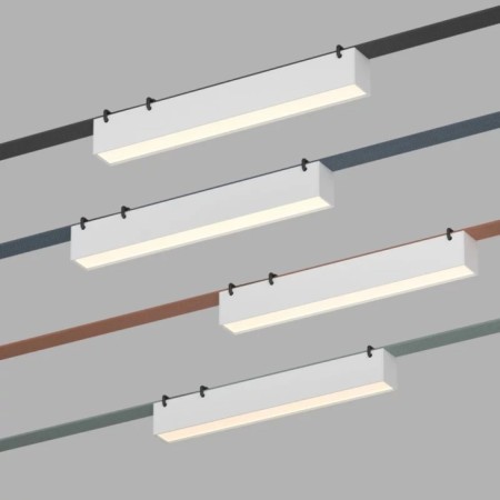 DK5574-WH Belty Linear Light with LED L323MM H45MM 48V 120 ° 4000K IP20 white aluminum-1