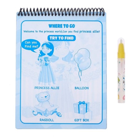 A book for drawing water "for the princess", with a water marker-1