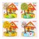 Developing puzzles from wood "Seasons"
