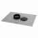 The hood Indesit Islk 66 LS X, visor, 272 m3/h, 3 speeds, 59.9. cm, silver