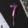 Candle for the cake, the number "7".