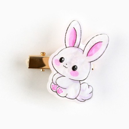 Hair hairpin “Bunny”, 2.5 x 3 cm-2