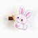 Hair hairpin “Bunny”, 2.5 x 3 cm