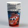A one -time paper glass "car" 250 ml. set 6 pieces