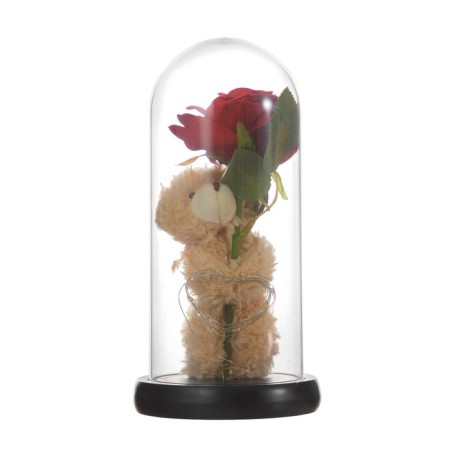 Nightlight "Bear with Flower" LED from batteries 3xlr44 11x11x21 cm-7