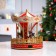 LED figure "Red carousel" 23 × 28 × 23 cm, polystone, USB, glow of multi
