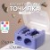 Cosmetic sharpener, with a lid, double, mix color