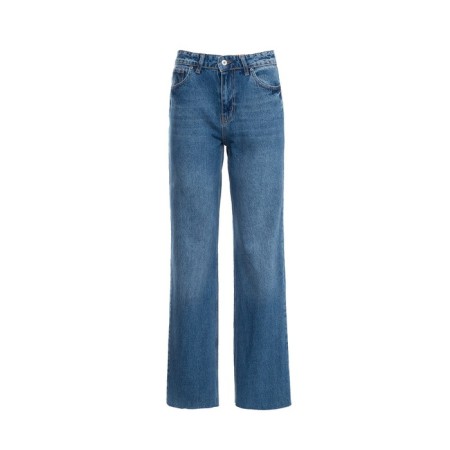 Women's jeans, dark blue color, size 38 (44)-3