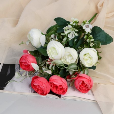 Букет "Пион Камден" 4х30 см, микс-2