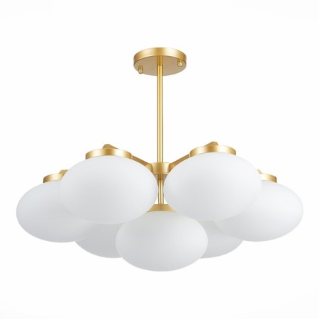 Suspended chandelier ST LUCE. SL1503.203.07. Modica. 7x40 watts, E27, 77x77x61.4 cm, golden color-3