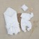 Kinderlitto Richelieu No. 2, 4 items, 4 items, 50-56 cm, white color