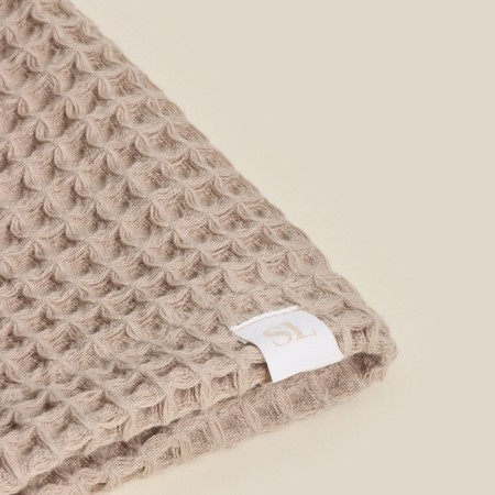 Wafel dressing gown Male SL Home: Basic "Sabbia", size L, 100% cotton, 300 g/m2-12