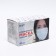 Medical mask Latio white, 2 fixers of shape, 50 pcs cardboard unit