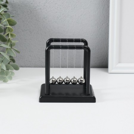 Antistress pendulum black 7.5x8.8x9 cm-2