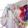 Children's bag on the valve, 6x12x16 cm, adjustable belt, white mix