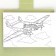 Set in a postcard: an tearful block with tasks and pencils to the "young hero"