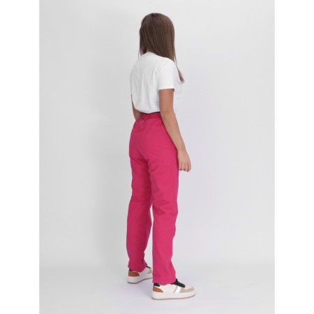 Women's sports insulated trousers, size 42, pink color-8
