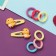 Caramel hair set (10 elastic bands 1.5 cm, 2 invisibility 3.5 cm) dragon, yellow