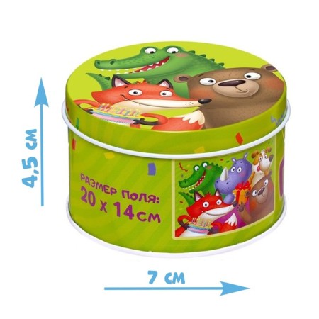 Puzzle in the metal box "Funny Birthday", 40 parts-3