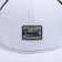 Men's cap with a straight visor Overhat, white color, mesh, rr 56