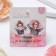 Bracelet-reinforcing “Red thread” Happy Family Sisters, set 2 pcs., Color silver, D = 5.5 cm