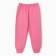 Pajamas for the girl is combed, the color is light yellow/pink, height 122-128