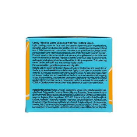 Consly Cream Balancing with wild pear extract, 50 ml-2