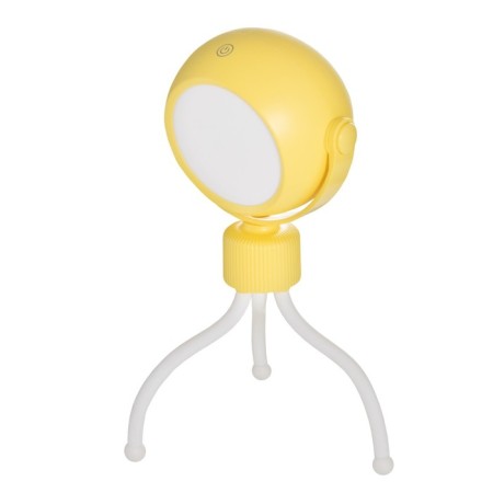 Octopus table lamp LED 2W USB AKB yellow 6x6x20.5 cm Risalux-12