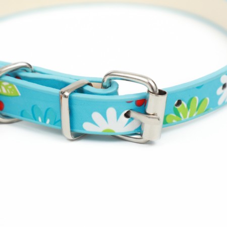 Collar "summer meadow", 32 x 1 cm, mix of flowers-3