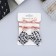 Hair set "Esther" (2 elastic bands, 1 clamp 4 cm) letters beads, mix