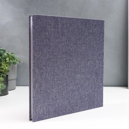 Photo album magnetic 20 sheets "Laconic" Textile MIX 29.5x27.5x3.2 cm-2