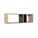 Shelf hinged basis 3 09.127, 890x242x278, black/oak sonoma