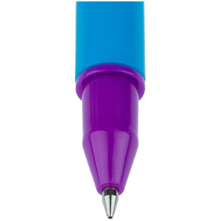 Gel pen 0.5 mm Berlingo Color Stick, black rod, MIX case-1