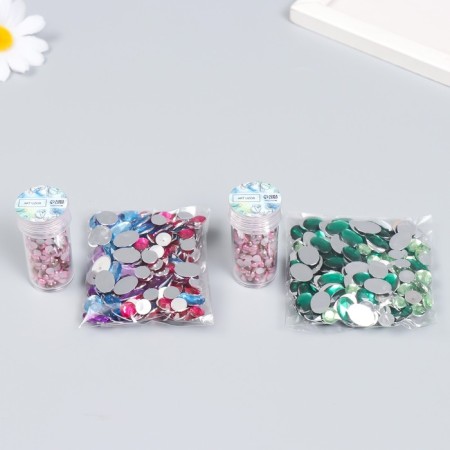 Decor "Pink gradient" d = 4 mm 10 g 200 pcs 5x2.5 cm mix-1